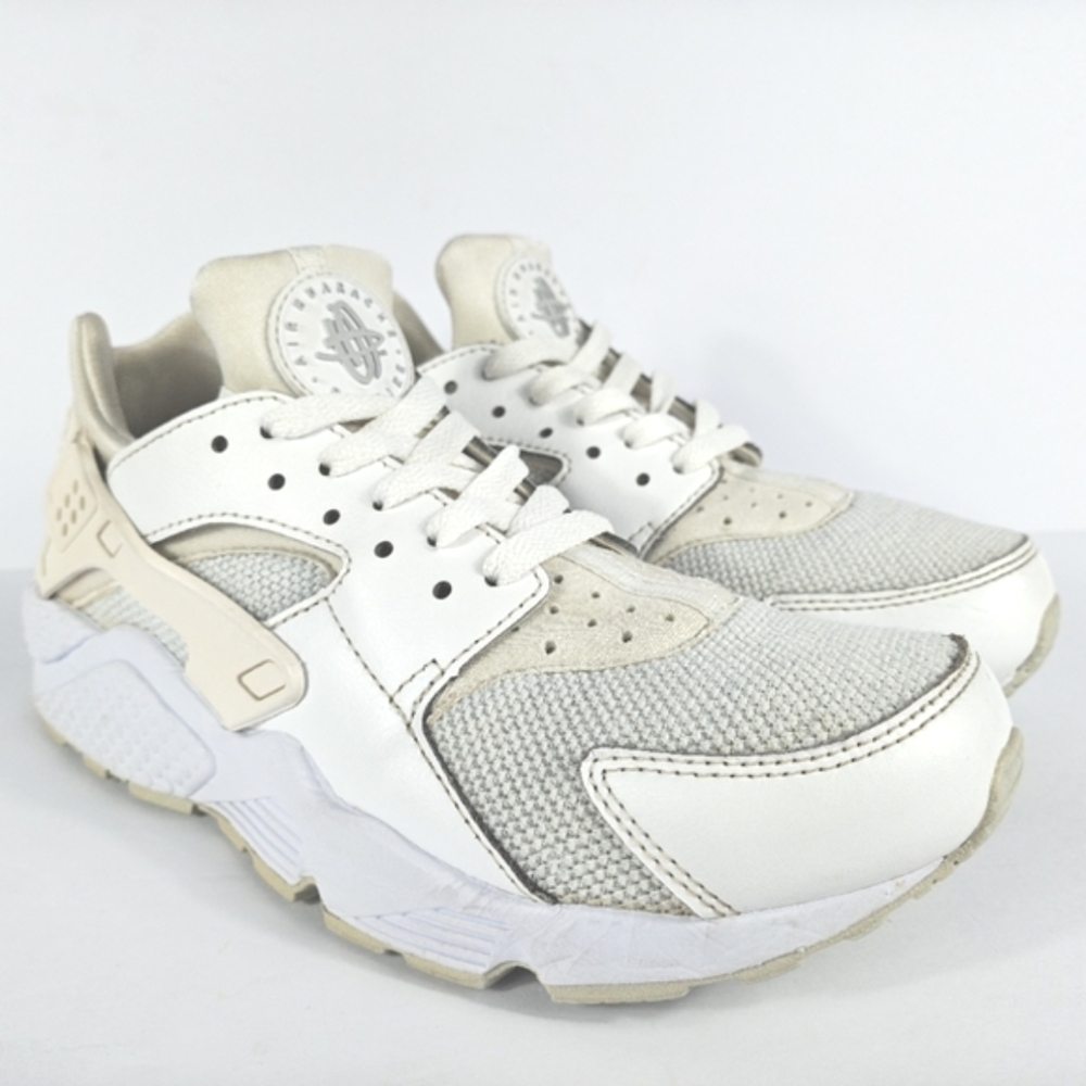 Nike Air Huarache Mens Size 7.5 Shoes Running Athletic Sneakers White 318429-109